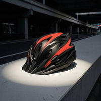 Streamlined Helmet with Removable Visor Ventilated Cycling Helmet with Visor Adjustable Shock-Absorbing for Commuters