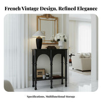 Narrow sideboard Table French design Narrow Entryway Stand Slim shape Space Saving for homeowners, Apartment Dwellers, Bedroom