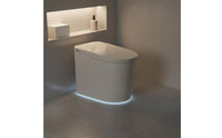 No Water Pressure Limit Foot Sensor Toilet Hands-Unrestricted Operation Smart Toilet Pre-Wetting Function Bathroom Fixture Soft Close Lid