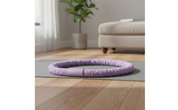 Paineffortless Soft Flexible Exercise Hoop Weight Loss Weighted Exercise Hoop Faux Rabbit Faux Hair for Home Exercise