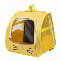 Cube Pet Carrier Front Opening Cat Backpack Carrier Top Carry Handle
