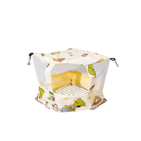 Hanging Bird Nest with Mesh Sides Lightweight Parrot Hanging Nest Space-Saving