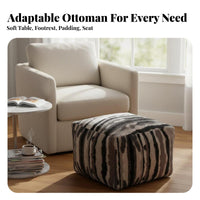 Cylindrical Pouf Ottoman Modern Design Floor seat Multi-Functional for unfastenice