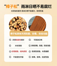 幼儿园户外沙水区仿真过家家厨房玩具实木防腐儿童做饭小中班套装
