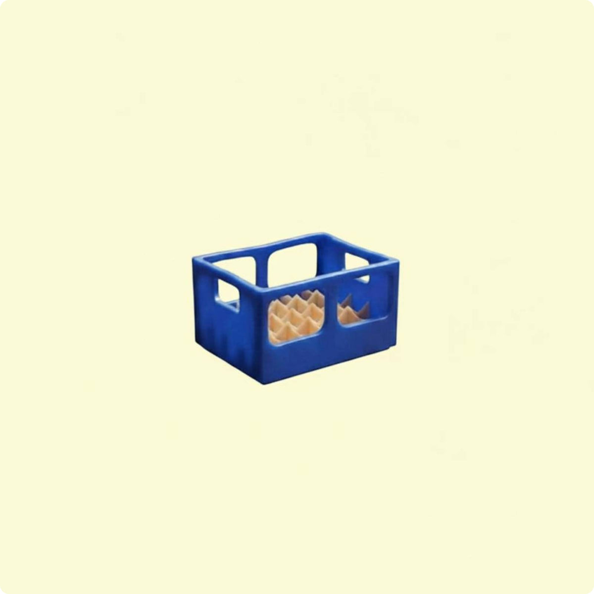 Beer Crate Model Lightweight Miniature Decor Gift Idea for Scene Display