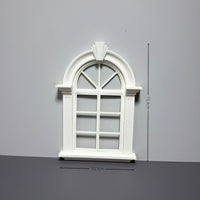 Miniature Window Scene Tabletop Lattice Window Prop Openable