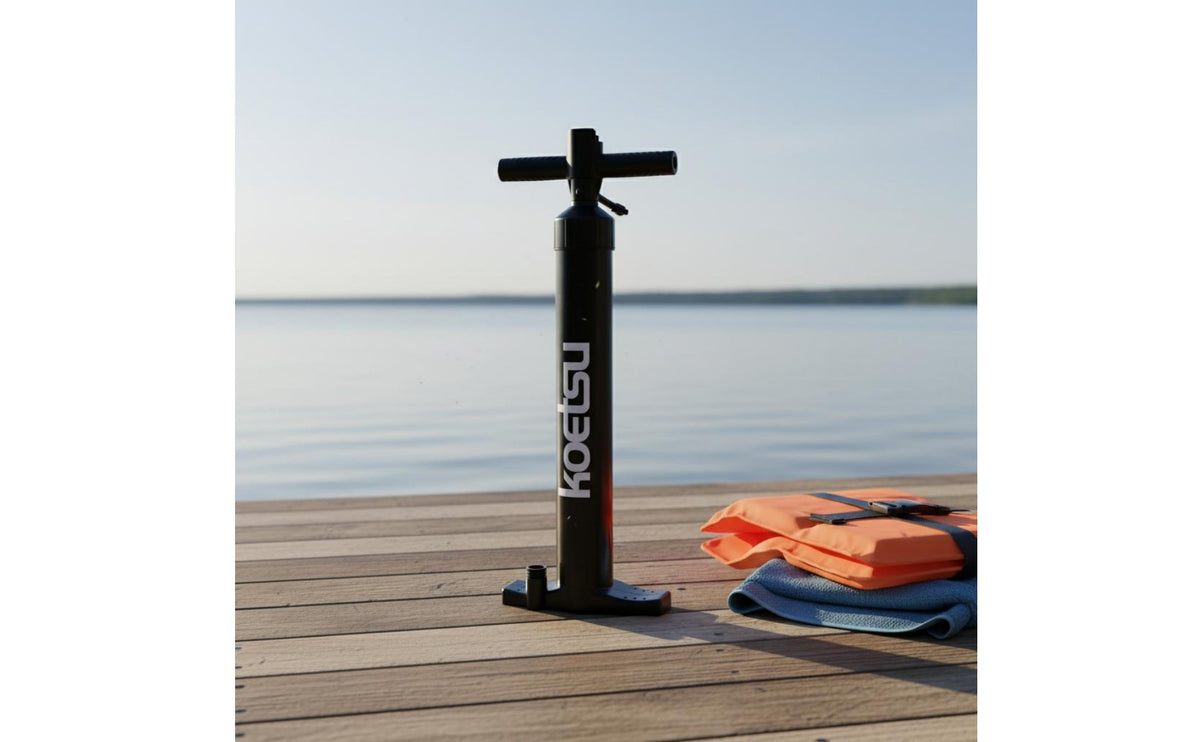 High-Pressure Electric Paddle Board Pump LCD Gauge SUP Pump Deflate Function for Surfboard