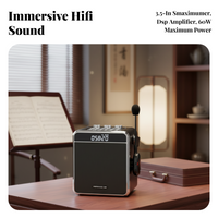 Bluetooth Speaker, Twin Microphones, for Adults