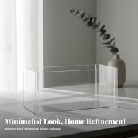 Divided Cosmetics Holder Multi-Compartment Divided Vanity Tray Space-Saving