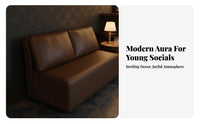 Factory-inspired aesthetic Bar Set Retro Design Restaurant Seating Upholstered Sofa Easy to Clean for Lounge