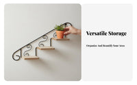 Ladder-Shaped Shelf Multi-Tier Design vertical Decor Rustic and decor for Small areas