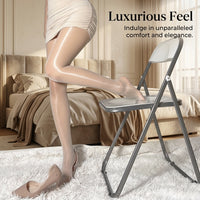 15 Denier Tights for Women with Extremely Transparent Glossy Finish, Thin Shiny Pantyhose for Party and Summer Evening Wear, Ladies