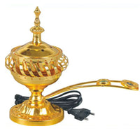 Electric Metal Incense Burner for Tea Ceremony, UK Standard