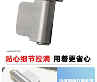 Electric Tricycle Cargo Box Reinforced Hinge Door Split Hinge Dump Box Folding Hinge Self-Locking Pin