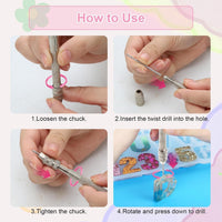 12 PCS Polymer Clay Earring Drilling Guide Wire, Polymer Clay Jewelry Making Tool