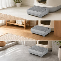 Sifting Board with Tray Anti-Tracking Pet Accessory Rectangular for Apartments