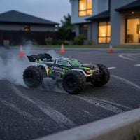 4WD Rough-Terrain RC Car Body Shell 1:16 Scale RC Crawler Knobby Tires Remoteoperated Rough Terrain Vehicle