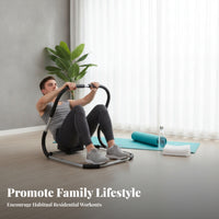 Cushioned Pad Sit-up Exercise Equipment Curved Frame Abdominal Exercise Exercise Equipment Metal Tubing Sit-up Assistant PU Cushion
