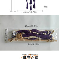 Woven Cotton Rope Wooden Stick Photo Clip Hanging Wall Tapestry