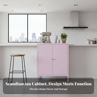 Multi-Functional factory-inspired Buffet Cabinet Large Capacity Sideboard Sturdy Frame Kitchen Cupboard Open Display Shelf for Homeowners, Apartment Dwellers, Design aficionados, Dining Room, Home Bar, Entryway