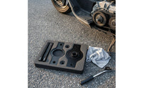 Sturdy Scooter Driven Pulley Compressor Heavy Duty Motorcycle Clutch Coil Compressor Stable Motorcycle Clutch Compression Tool Safe and Reliable for Workshop