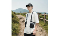 Hands-Unrestricted Chest Bag with Adjustable Harness Slim Chest Bag with Harness Pack Ambidextrous for Commuting