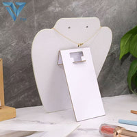 Folding Necklace Bracelet Display Stand Jewelry Rack Organizer Display Board Jewelry Props Earrings Rings