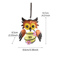 Solar Bee Light Weatherproof Garden Ornament Metal Construction for Patio, Yard