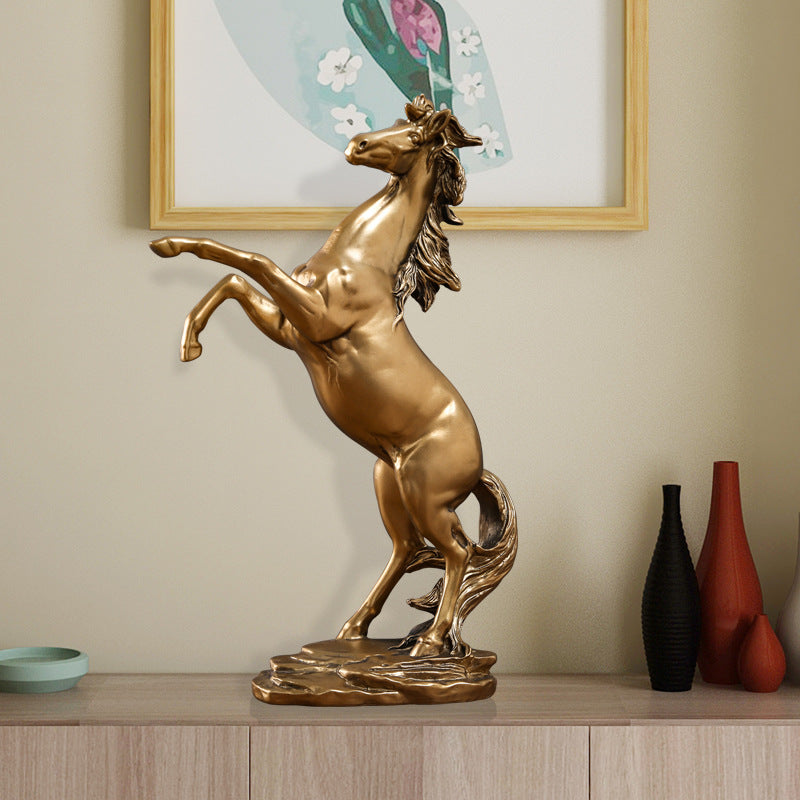 Success Horse Resin Figurine for Home Decor
