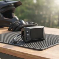 Streamlined Motorcycle Instrument Display Rectangular Motorcycle Screen with Buttons