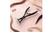 Hair Weft Pliers White Jaw Pads Hair Extension Tool