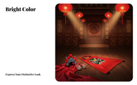 Cultural panache Chinese theatrical face covering Cape attention-grabbing-Catching Design Performance Wear striking hues Costume Cloak Adjustable Fit for Children, actors, School Plays, the childed Events, celebration event, Dance Recitals