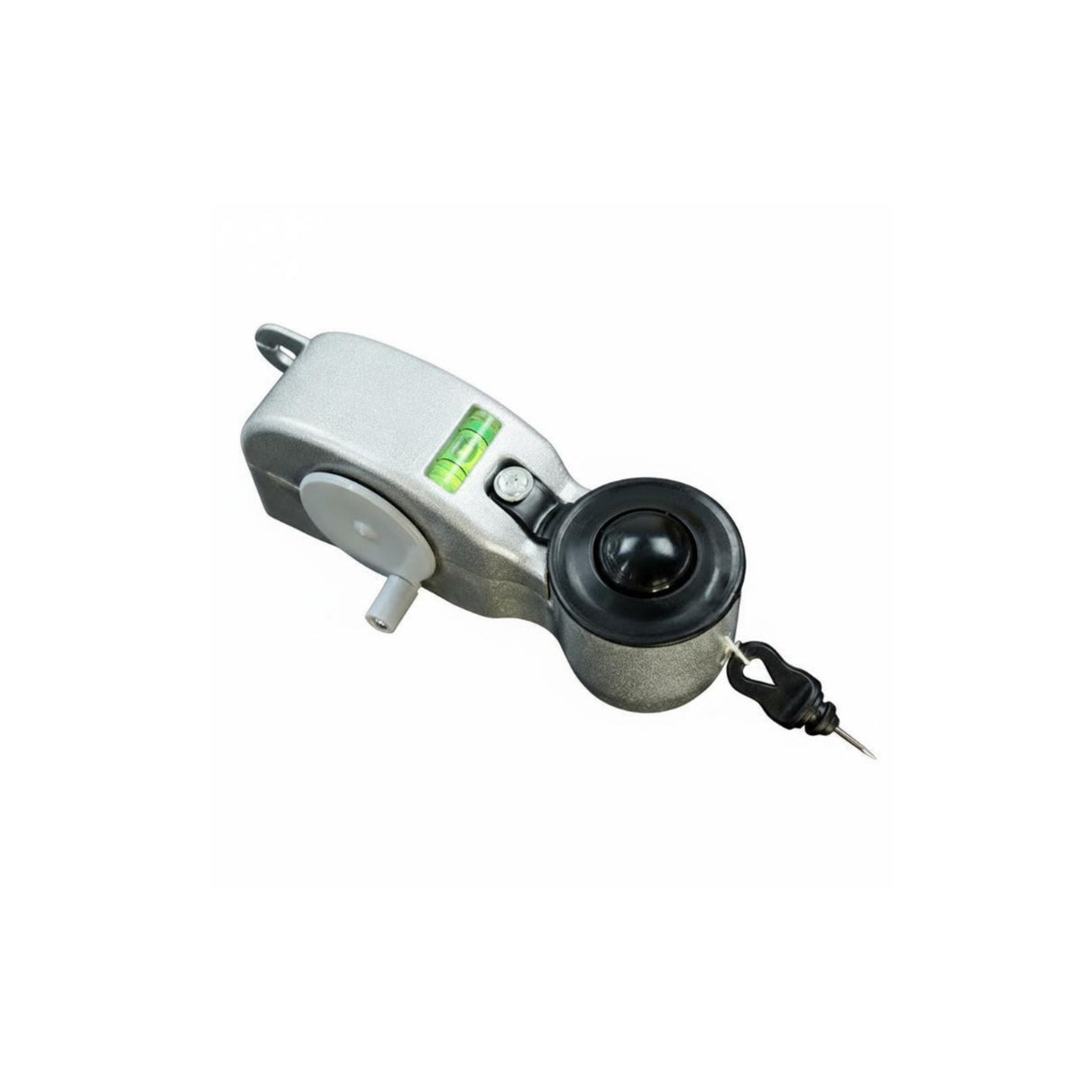 Long-Lasting Design Aluminum Alloy Ink Fountain Wear-Resistant Manual Chalk Line Reel with Level Easy to Use for Woodworkers, Workshop