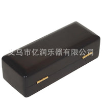 境外咖啡色实木萨克斯笛头盒单簧管笛头保护盒乐器桌面收纳管乐