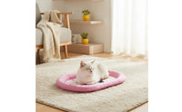 Cool-to-Touch Pet Cooling Mat with Supportive Edge Portable Dog Cooling Bed with Cushion Washable Soft for Dogs, Pets, Cats