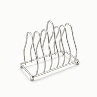 Plate Holder with Wire Slots Countertop Dish Organizer Rack Freestanding for Rv