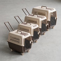Pet Carrier Airline Approved Travel Crate for Cats Small Dogs Rabbits Large Dogs Portable