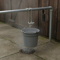 Water Pail Holder Portable Iron Pail Hanger Heavy Duty Steel