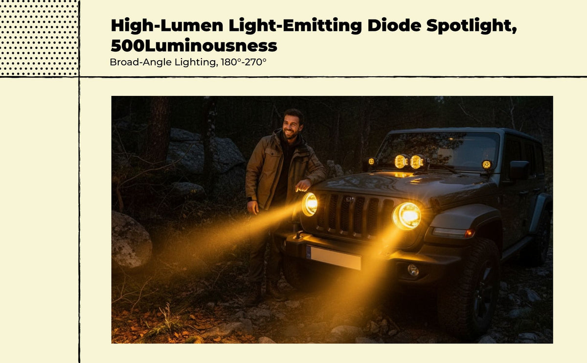 60W waterproof LED fog lights