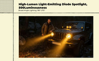 60W waterproof LED fog lights