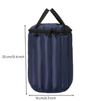 Insulated Lunch Bag Cylindrical Lunch Bag with Handles Padded for School