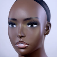 黑人模特头假发饰品展示欧美双肩头模 非洲半身假人支架Mannequin