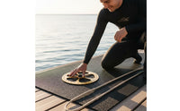 Flag Hole Base Plate Lightweight Aluminum Flag Plate Sports Gear for Competitive Freedivers