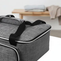 Multi-Compartment Craft Bag Adjustable Dividers Scrapbook Storage Bag