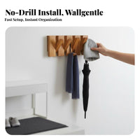 Keyboard Key Hook Rail Retractable hangers Flip-down Hook Rack Space-Saving