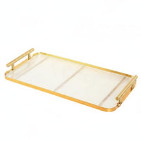 Desktop Tray Open Design Serving Tray Easy to Clean Desk Storage