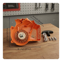 6 Pieces BG50 Retractable Starter Expertly Crafted Retractable Starter Assembly Includes Screws Engine Pull Start Assembly