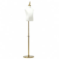 Mannequin Torso with Stand Sturdy Dress Form with Metal Base areaSaving Female Dress Form for Kids, Retailers, Shop Window, Photo Studio