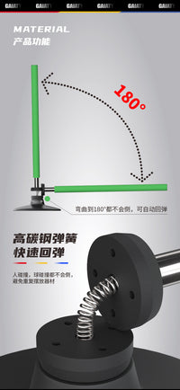 Self-Righting Rebound Marker Pole for Basketball and Soccer Training