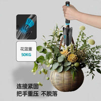 德国种花园艺工具小铲子家用花铲专用养花挖土种菜赶海套装三件套